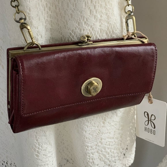 NEW! HOBO Mila Crossbody — Leather Small Purse + Wallet — w/ Dustbag - Picture 2 of 16